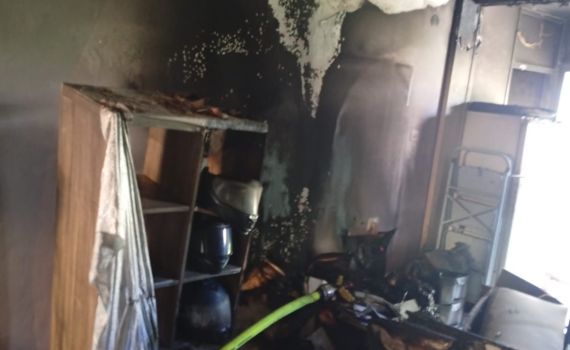 בת ים: אם ובנה חולצו משריפה בביתם, הילד פונה במצב בינוני