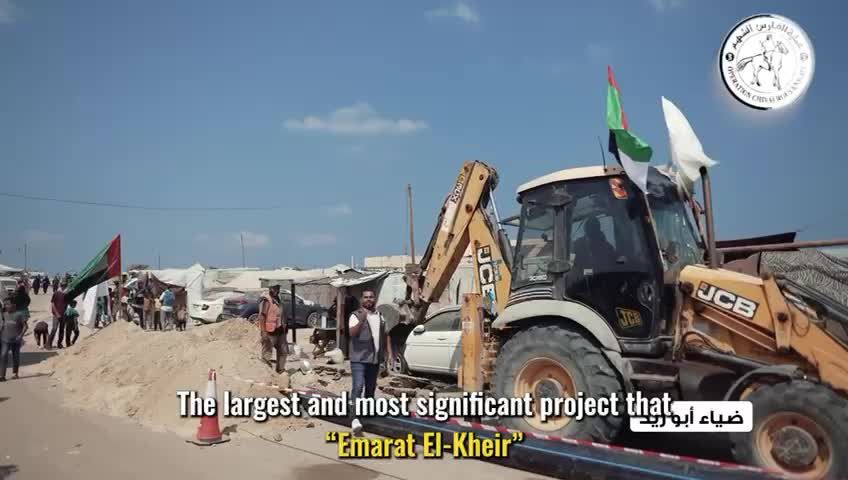 צפו: קו מים חדש לאלמוואסי, מענה ל-600 אלף תושבים בעזה