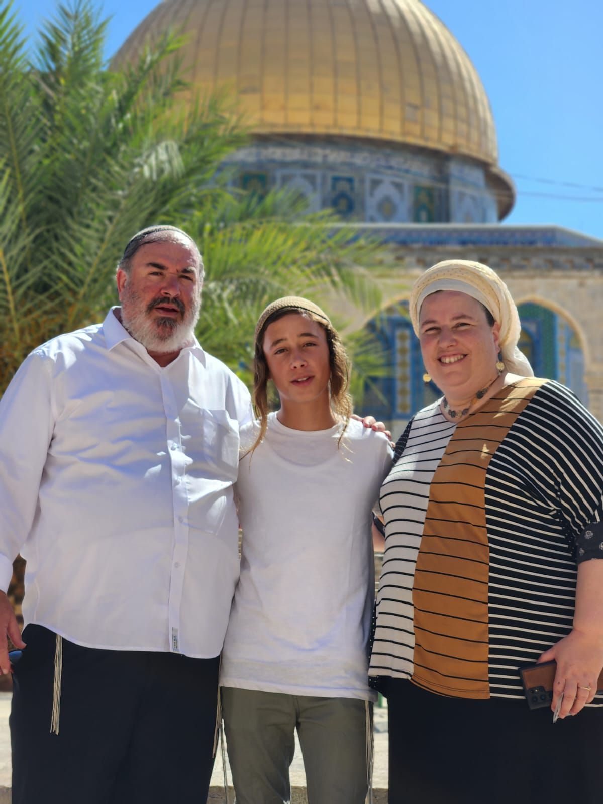 יתום המלחמה הגיע למצוות ועלה להר הבית להגיד קדיש