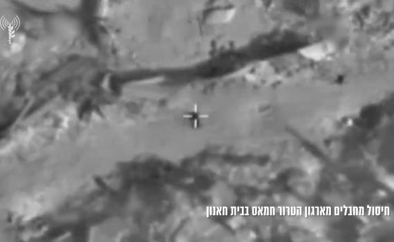 תיעוד: חיסול מחבלים חמושים שפעלו בחסות סמל בינלאומי