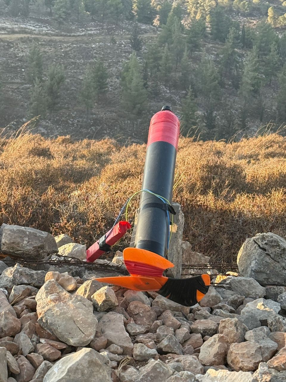 ה"טיל בגוש עציון" התברר כצינור מפלסטיק