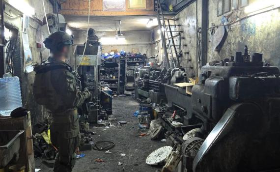 סוכלה תשתית לייצור אמל"ח ומטענים בכפר בלאטה