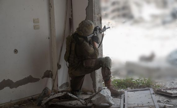 צפו: כך חוסלו מחבלים בבית הקברות בישן בחאן יונס