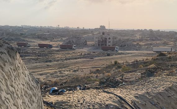 חמאס ממשיך לנסות לפגוע במשאיות האספקה בעזה