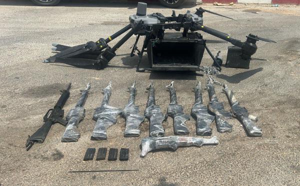 צה״ל סיכל הברחת נשק ממצרים דרך רחפן בשטח פארן