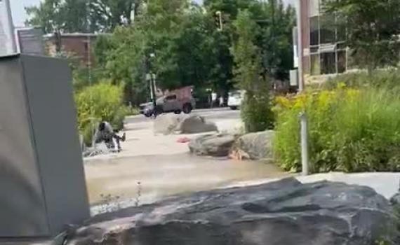 תקרית אנטישמית בקנדה: יהודי הוכה לעיניי בתו