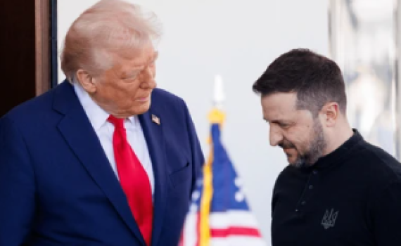 טראמפ וזלנסקי נפגשו: וסירבו לחשוף אם אוקראינה תוותר על שטח