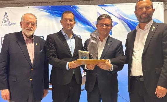 מייק ג'ונסון בביקור היסטורי: "יו"ש שייכת ליהודים"