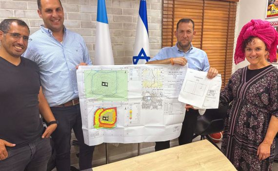 אושרה בנייתו של היישוב שפונה בתכנית ההתנתקות