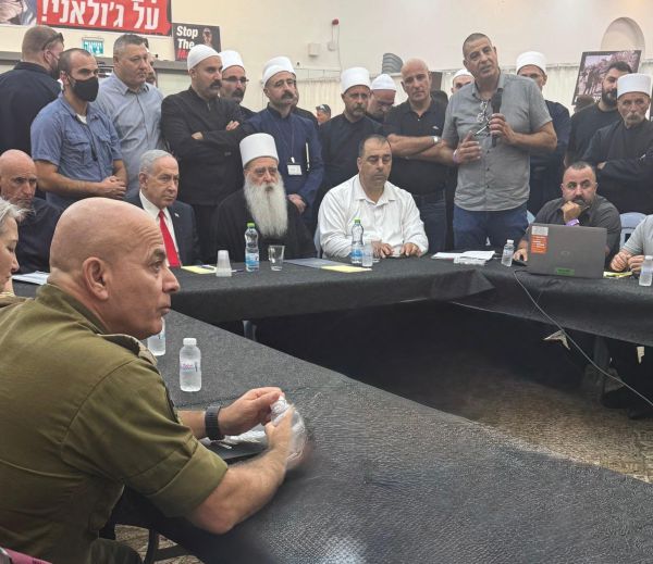 נתניהו לבכירי העדה הדרוזית: "לא נאיבי, בגלל זה הפעלנו כוח"