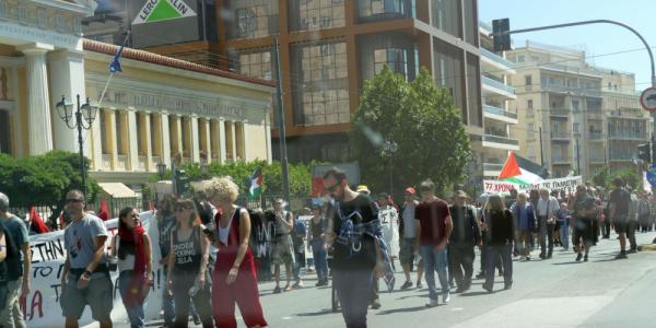 מתיחות שיא: ביוון נערכים ל"יום הזעם" הפרו-פלסטיני