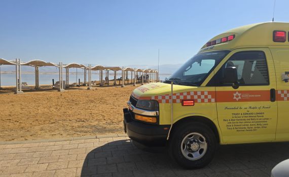 אסון בים המלח: גבר כבן 70 טבע למוות