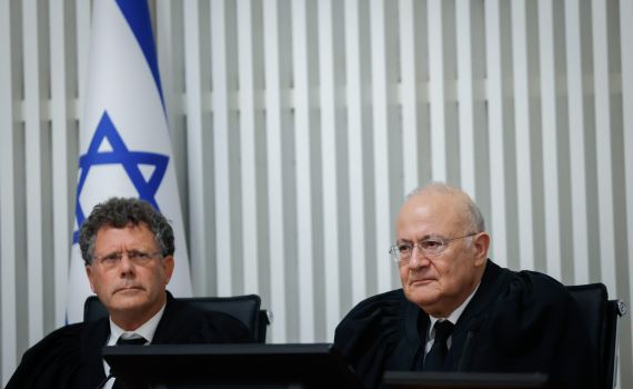 אלרון בטקס פרישתו: "מוטרד מאוד מהכרסום באמון בבתי המשפט"