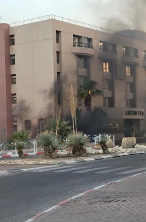 דיווח ראשוני: פגיעה ישירה של כטב"מ במלון באילת