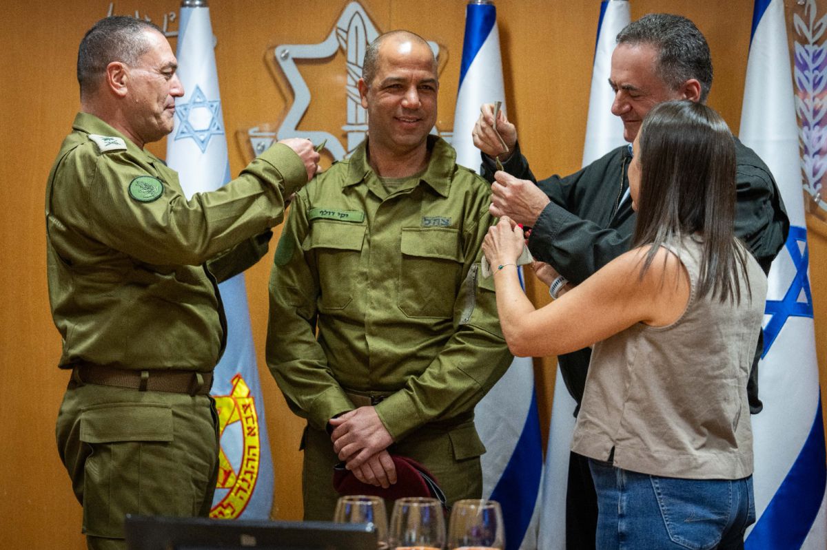 הרמטכ"ל העניק דרגת אלוף לדולף: "הוכחת את עצמך"