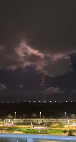 אחרי הבהלה, צה"ל מודיע: "שוגר לוויין לחלל" | תיעוד