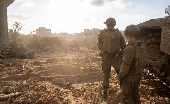 הותר לפרסום: קצין לוחם נפצע בינוני מירי מחבלים בעזה