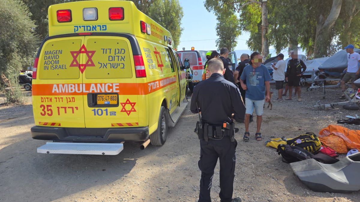 אירוע חריג בכנרת: אופנוע ים התפוצץ במים