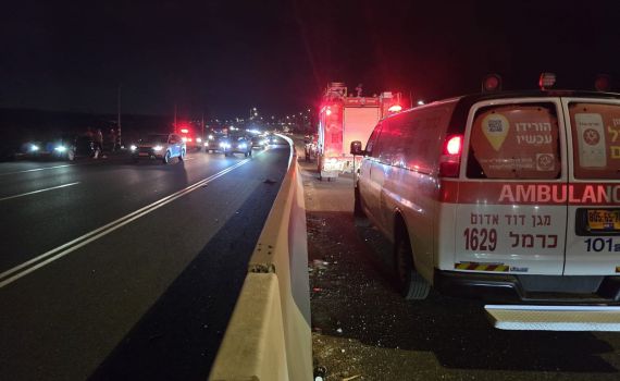 תאונות דרכים: פצועים קשה ובינוני ב-2 תאונות בצפון