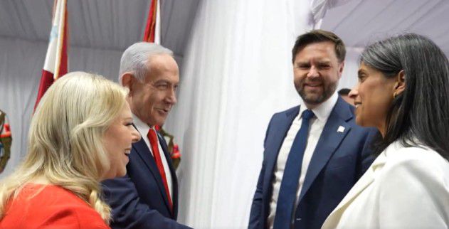 צפו בתיעוד: קבלת הפנים של נתניהו לסגן נשיא ארה"ב