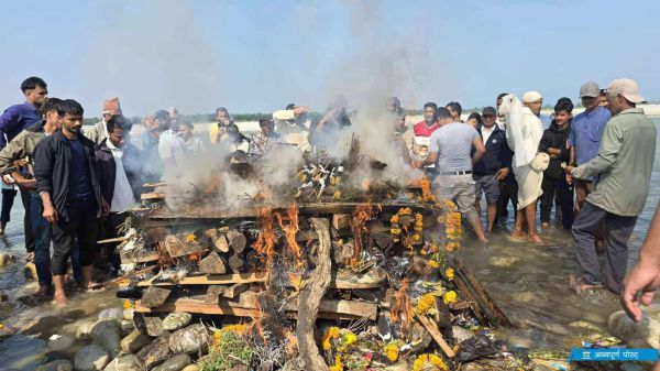 גופתו של החטוף נשרפה במחוז הולדתו בנפאל. צפו
