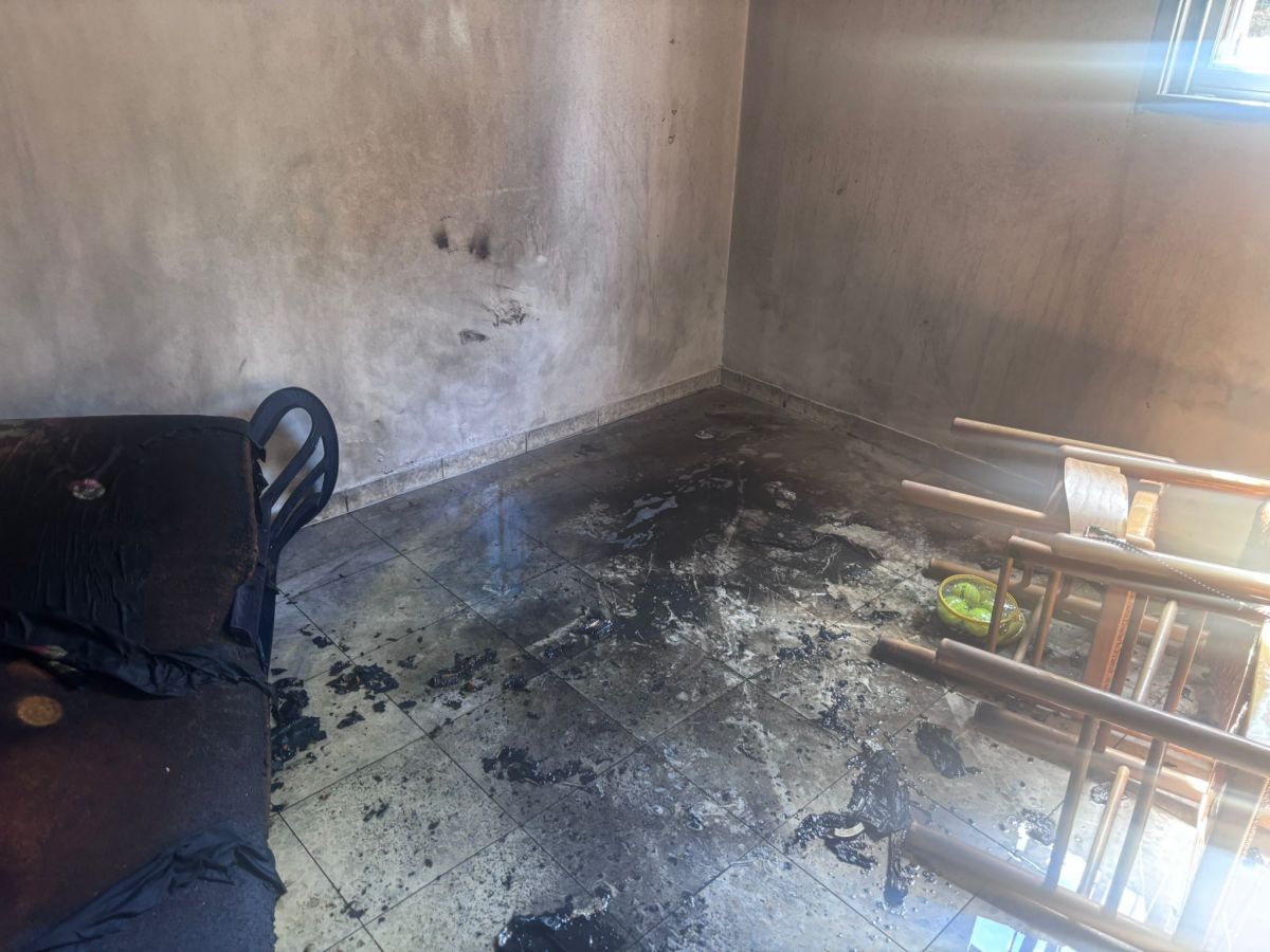 אסון בחדרה: הרוג בשריפה בבניין דירות. תיעוד פעולות הכיבוי