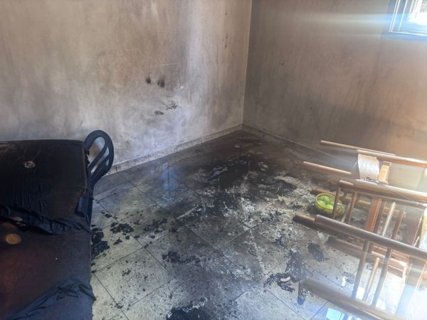 אסון בחדרה: הרוג בשריפה בבניין דירות. תיעוד פעולות הכיבוי