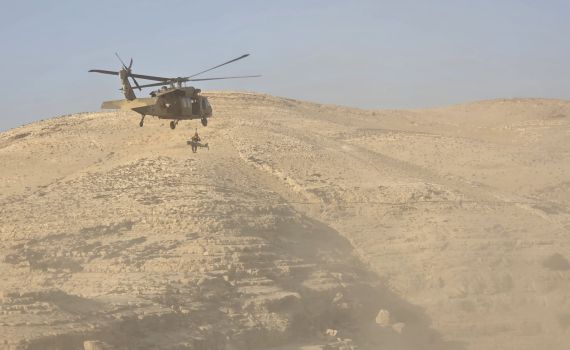 נחל פרת: מטוס חיל האוויר חילץ מטייל ופינה אותו להדסה עין כרם
