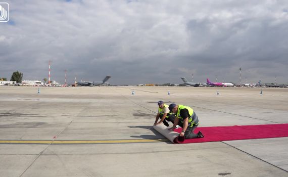 לקראת הגעת טראמפ: בנתב"ג נערכים לקבלת הפנים | צפו