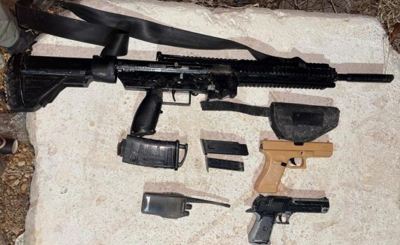 מסתערבי מג"ב עצרו מחבל בשומרון ותפסו אמצעי לחימה