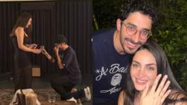 שברו את הרשת: כך ישי סוויסה הציע נישואין לשיר הדס מאיר. צפו