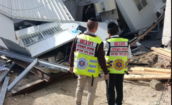 קריסת הגן בבית שמש: ארבע ילדות פונו לביה"ח