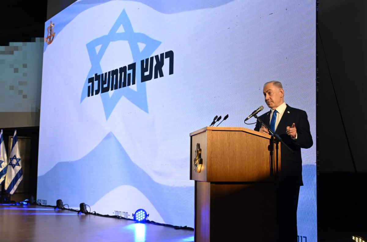 נתניהו בכנס מפקדי המילואים: "נגדיל את השירות הסדיר". צפו