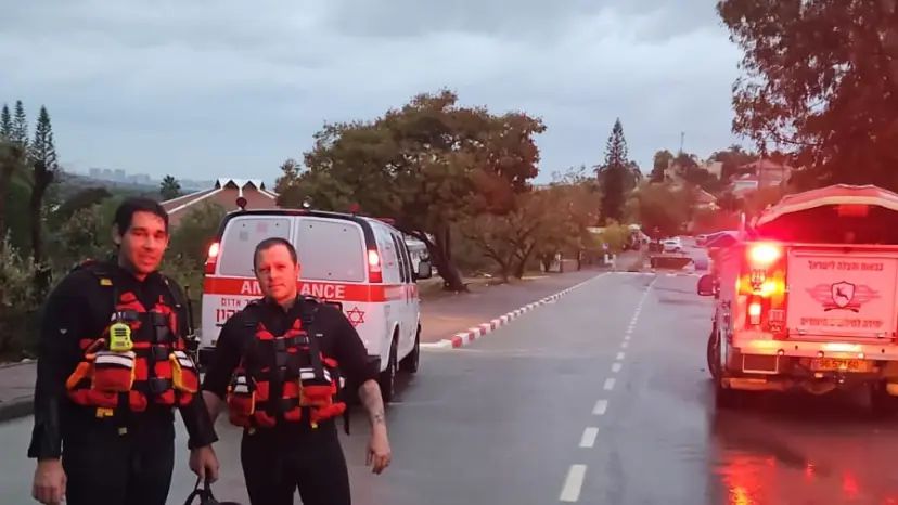 בעקבות מזג האוויר: 10 משפחות פונו בשומרון