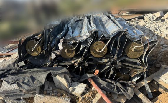 תיעוד: צה"ל השמיד משגר רקטות שכוון לישראל בשטח הקו הצהוב