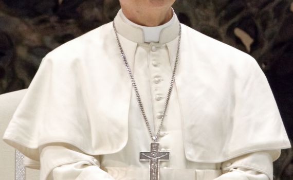 האפיפיור מודיע: "מעוניין לקדם את פתרון שתי המדינות"