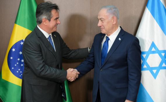 מפגש מדיני: נתניהו נפגש עם מנהיג הפרוגרסיבים בברזיל