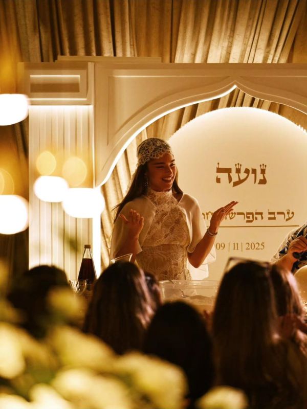 כדת משה וישראל: נועה קירל בהכנות אחרונות לחתונה