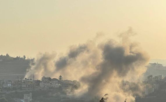 צפו בתיעוד: צה"ל פתח בגל תקיפות בדרום לבנון