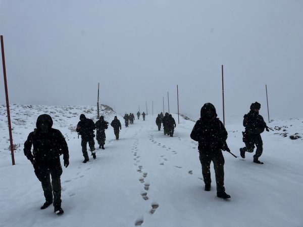 תיעוד "ביירון" בחרמון: כך יוצאים הלוחמים לשטח בפסגה המושלגת