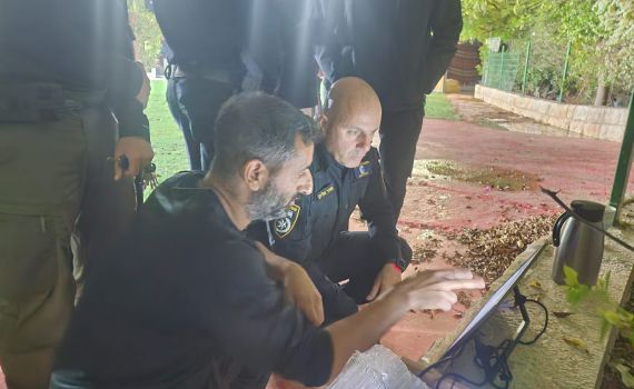 תועד מרחפן: המשטרה ארבה לחולייה החמושה ועצרה אותה אחרי מרדף