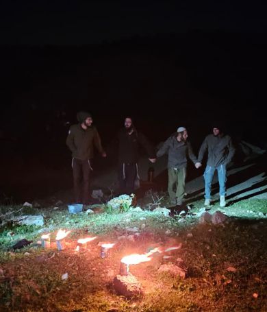 למרות שצה"ל ביטל את האישור: עשרות הדליקו נרות בצפון השומרון