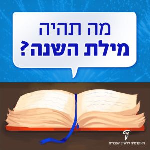 נבחרו 10 המילים שעלו לגמר תחרות "מה תהיה מילת השנה?"