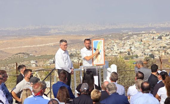 כ-1000 פסטורים ביקרו בשומרון דגן: "הצהרת התמיכה שלכם אדירה"