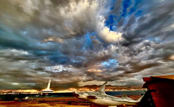 מדהים: כשסופת "ביירון" פגשה את אילת