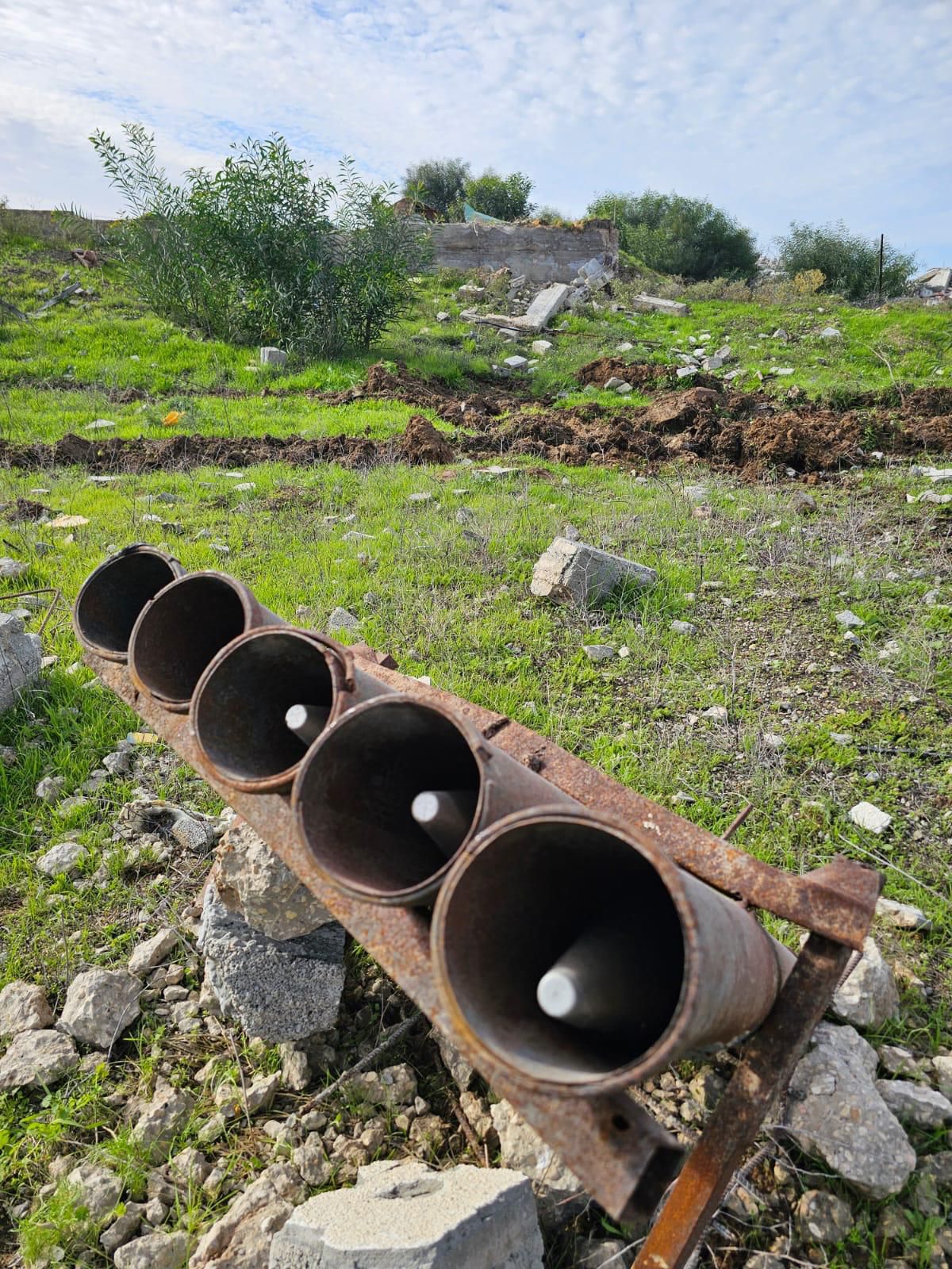 בבית חאנון אותר משגר רקטות מוכן לשיגור