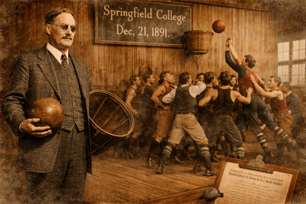 הכול התחיל מסל אפרסקים: 134 שנה להולדת הכדורסל