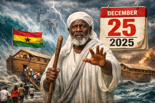 ה"נביא" האפריקאי בנה תיבה וחוזה: העולם ייגמר במבול חג מולד