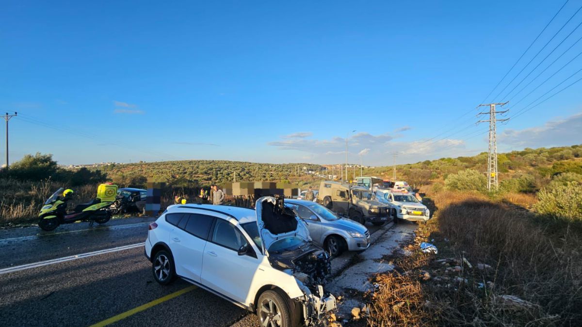 4 פצועים בתאונת דרכים בבנימין, בהם 2 במצב קשה