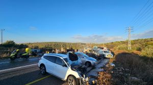 4 פצועים בתאונת דרכים בבנימין, בהם 2 במצב קשה